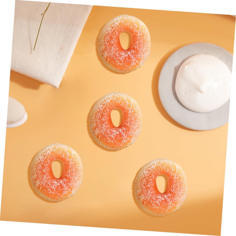 Realistic PU Simulation Donut Props 5Pcs for Photography Decoration Early Education - Image 5