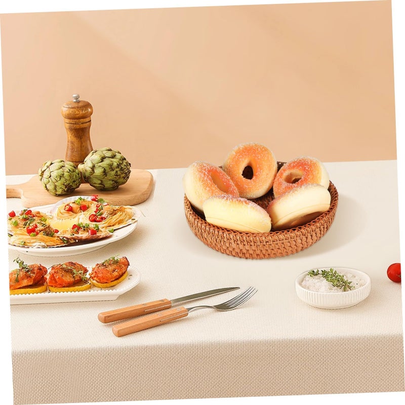 Realistic PU Simulation Donut Props 5Pcs for Photography Decoration Early Education - Image 3