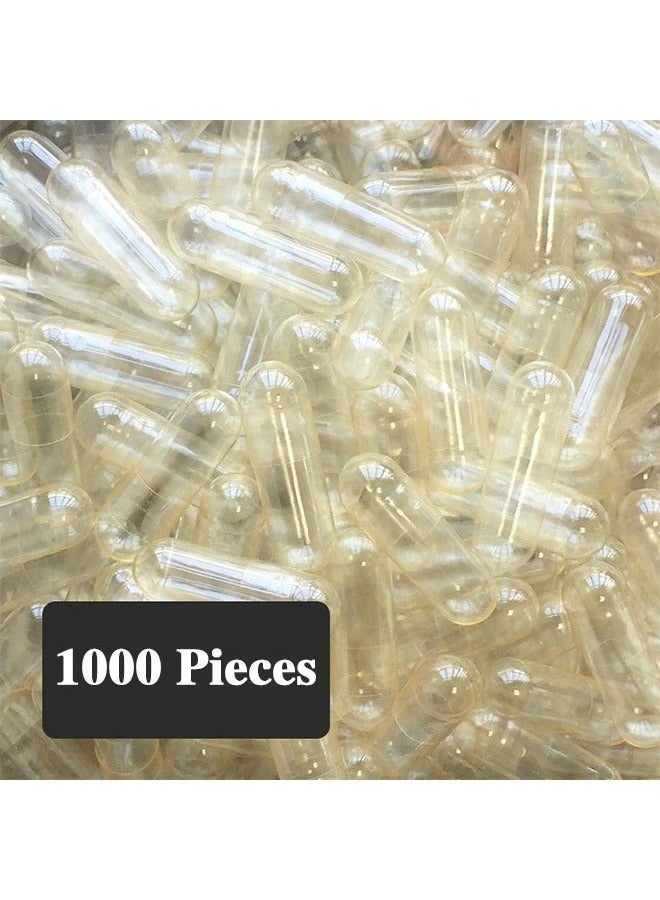 1000 PCS Capsules Express Empty Capsules Pure Pill Capsule DIY Powder Filling Clear Empty Vegetarian Capsules - Image 2
