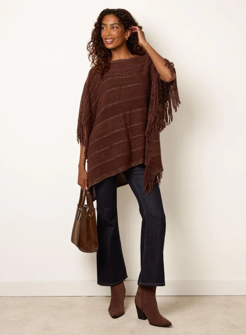 Blue Vanilla  Knitted Cape for Women | Best Price UAE