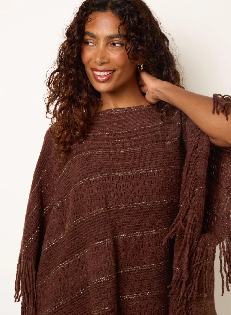 Blue Vanilla  Knitted Cape for Women | Best Price UAE
