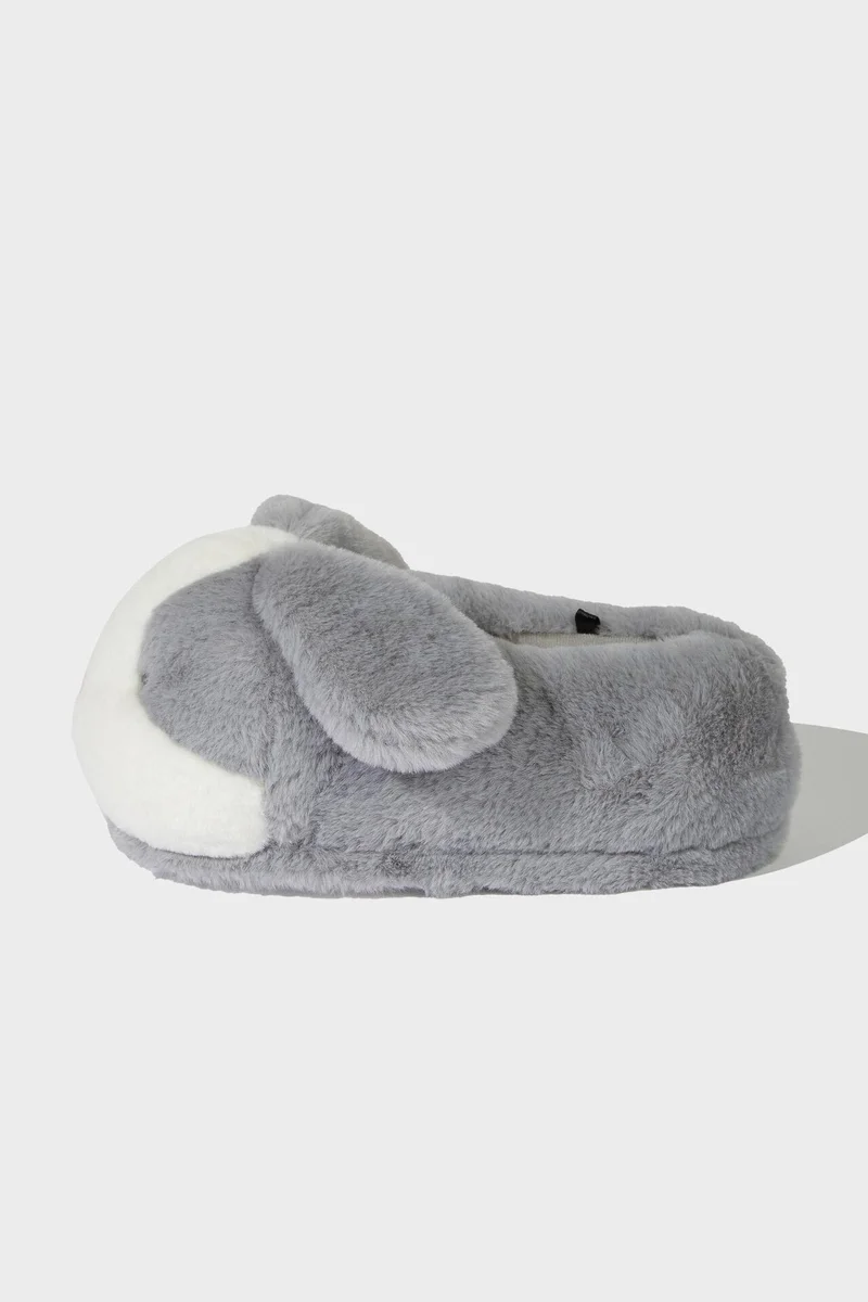 Woman Flat Sole Bunny Themed Home Slippers