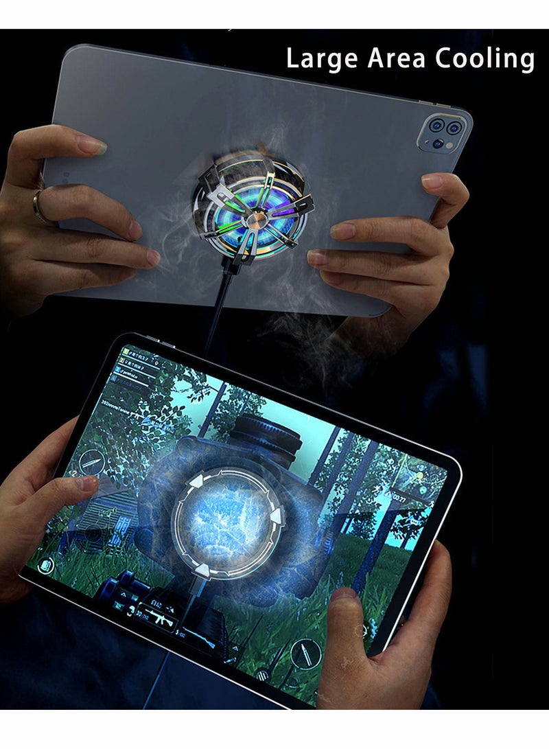 Mobile Phone Cooler for Magsafe, Game Cooler Fan for PUBG, Designed for iPhone 12/13 Series, Live Streaming and Vlog, Semiconductor Heatsink Without Noise for iOS and for Android, for ipad and Tablet - Image 4