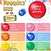 Sotiff 30 Pcs Motivational Stress Ball Bulk 275 Inch Colorful Foam Inspirational Relief Quotes Stress Balls Employee Appreciation Gift Large Relief Anxiety Toys for Adult CoworkerStylish - Image 4