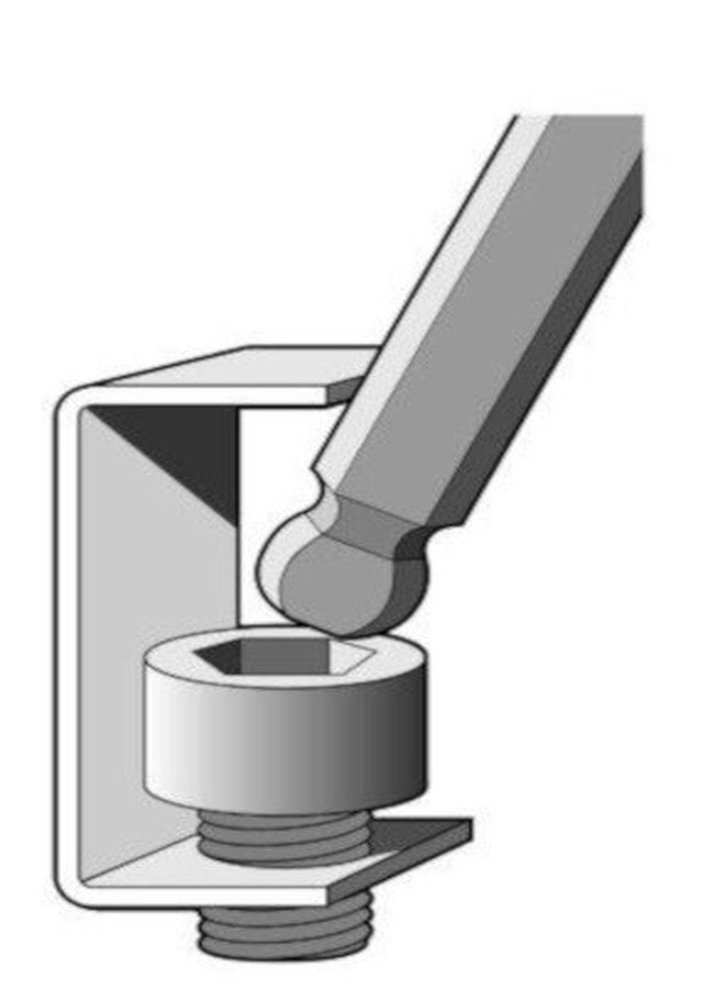 إكليند تول مفتاح ألين EKLIND 17709 Bright Ball-Hex-L Key - مجموعة من 9 قطع مقاسات مترية مم 1.5-10 طويل جدًا - Image 4