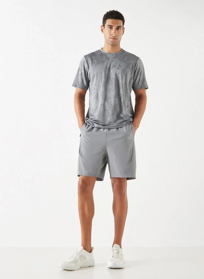 Kappa Kappa Logo Detail Shorts with Elasticated Waistband and Pockets