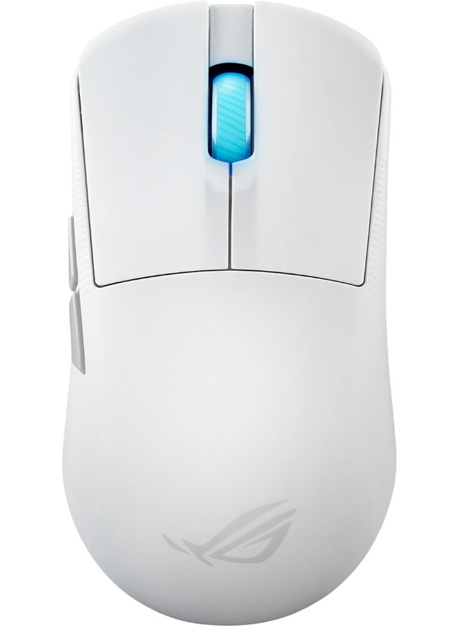 ASUS ROG Harpe Ace Mini Wireless Gaming Mouse, 49g Lightweight, AimPoint Pro 42K Optical Sensor, Optical Micro Switches, ROG Polling Rate Booster, Esports & FPS Gaming, Small, Medium, White - Image 1
