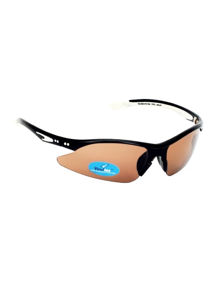 Vaultex Uv Protection Anti Scratch Resistant Safety Goggles Working Eye Protection Spectacles BrownLens 