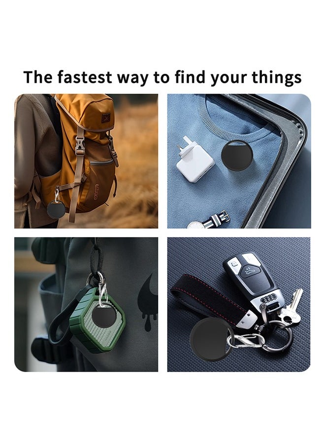 Generic - Smart Tracker Item Finder for phone Find My (iOS Only), Super MINI Size Key Finder Item Locator for Luggage,Wallet,Bicycle and More, IPX6 Waterproof Works Like (Black） - Image 1