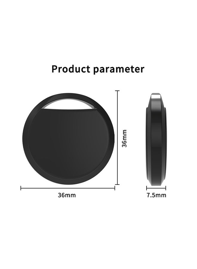 Generic - Smart Tracker Item Finder for phone Find My (iOS Only), Super MINI Size Key Finder Item Locator for Luggage,Wallet,Bicycle and More, IPX6 Waterproof Works Like (Black） - Image 1