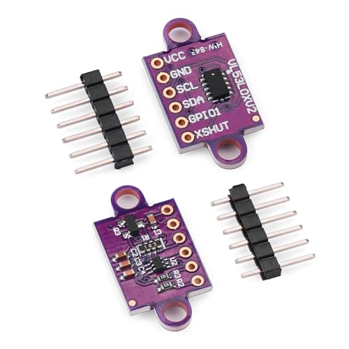 Qoroos 5Pcs VL53L0X Time-of-Flight (ToF) 940nm Laser Ranging Sensor Breakout GY-VL53L0XV2 Distance Measurement Module IIC for Arduino - Image 2