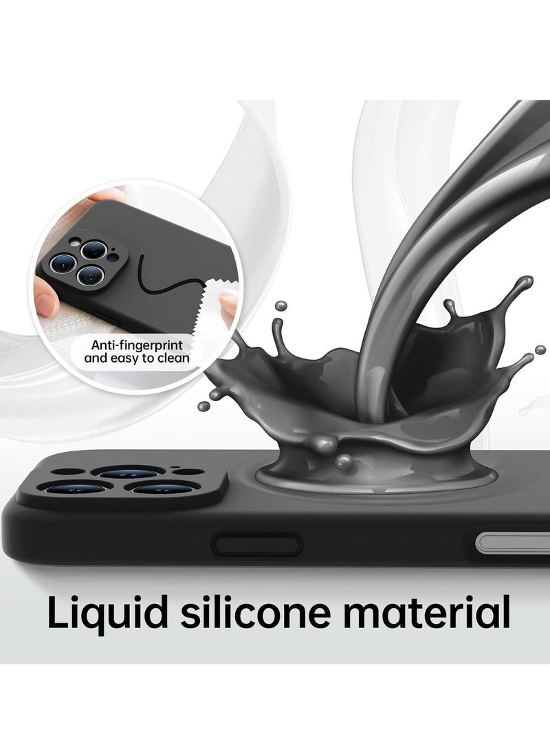 Raxoom iPhone 16 Pro Max Case with 2 Screen Protectors - MagSafe Compatible, Upgraded Camera Protection, Liquid Silicone Protective Case (6.9”) - Dark Grey - Image 4