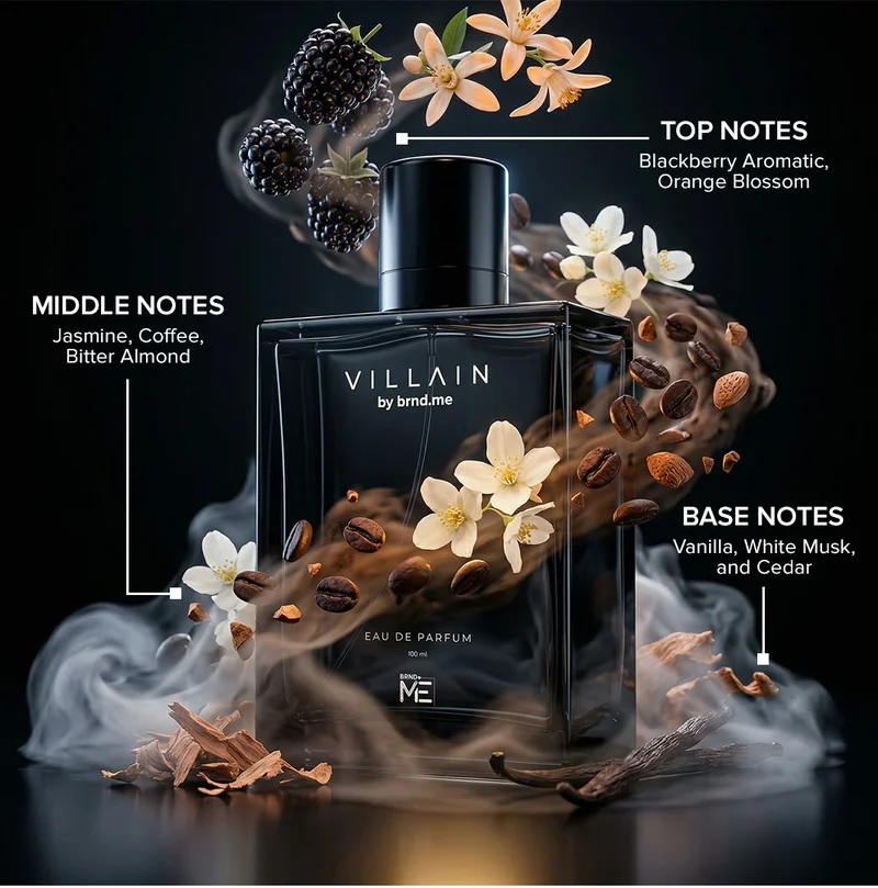 Villain  Classic EDP, Long Lasting Perfume for Men, 100 ml for Men | Best Price UAE