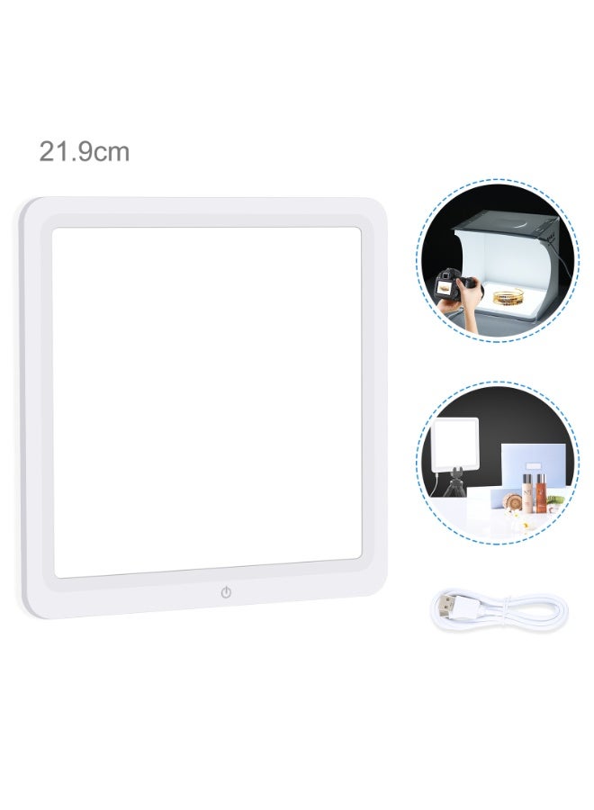 بولوز PULUZ 20 سم لوحة ضوء تصوير LED صغيرة بدون ظل، المنطقة الفعالة 20 سم × 20 سم - Image 1