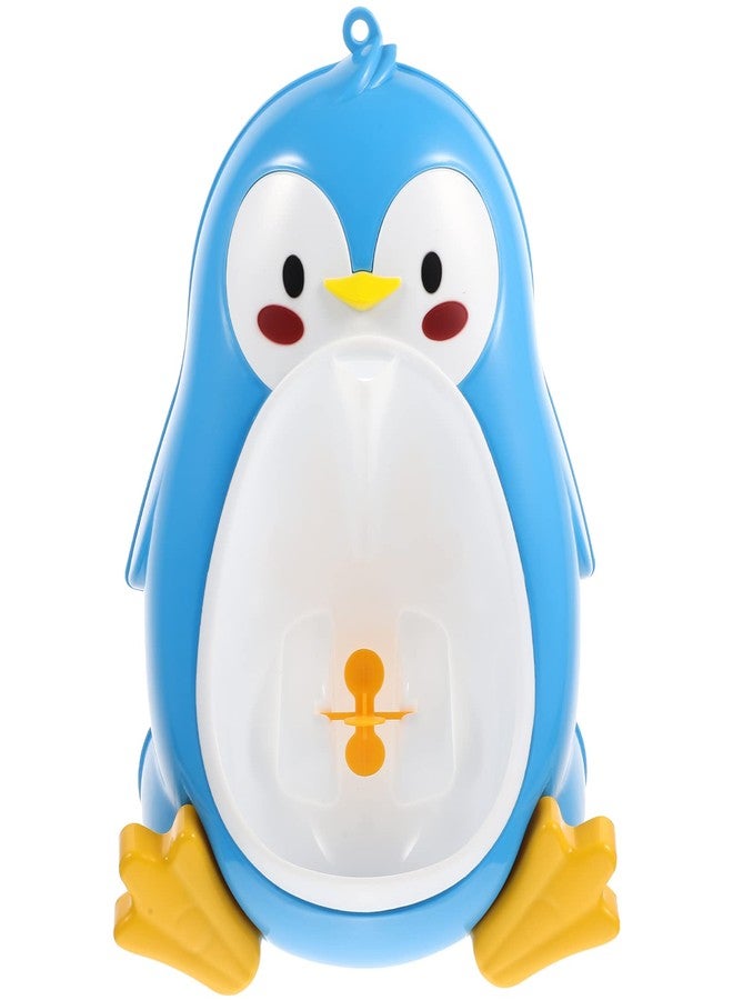 Toddmomy Penguin Potty Urinal for Boys Toddler Toilet Training with Suction Cups Large Capacity Wall Mounted Kids Urinal for Home Bathroom - Image 1