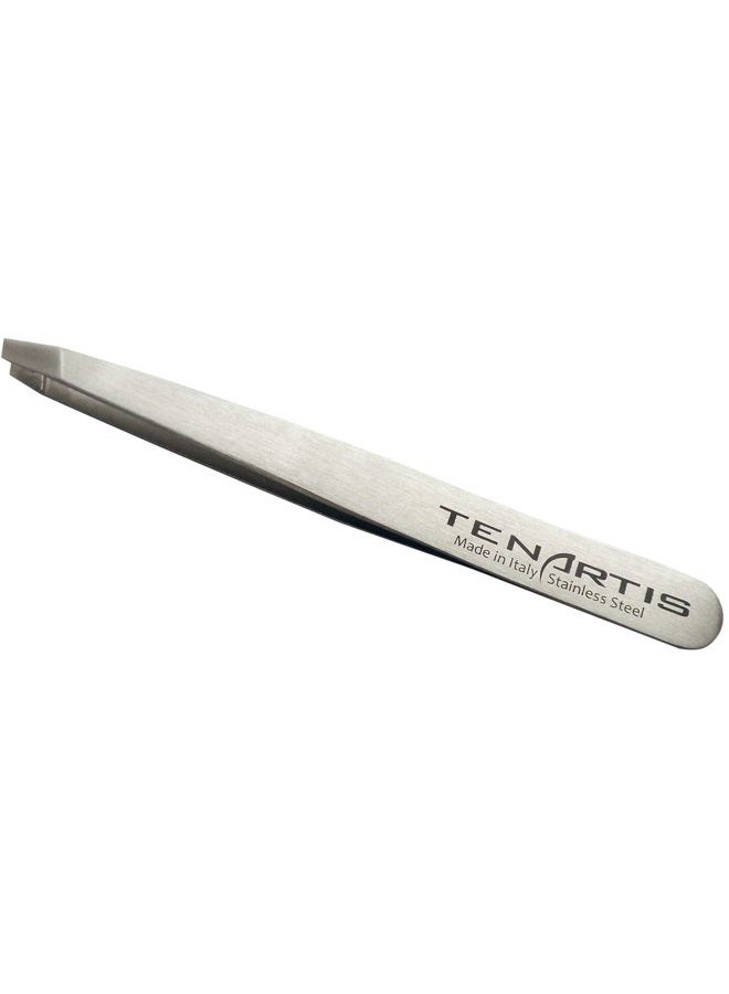 Tenartis Slant Hair Tweezers Stainless Steel - Tenartis Made in Italy - Image 1