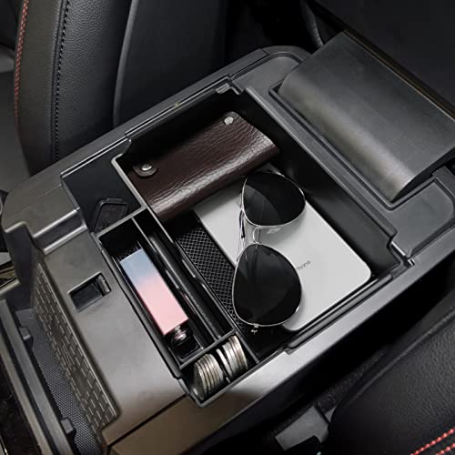 TACOBRO Center Console Organizer Tray Compatible with Ford Explorer 2020 2021 2022 2023 2024 2025 Accessories Armrest Glove Box Secondary Storage Divider Insert ABS Materials - Image 5