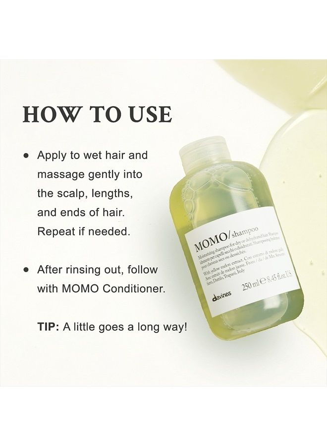 Davines Momo Moisturizing Shampoo for Dry and Dehydrated Hair, 8.45 Ounce - Image 5