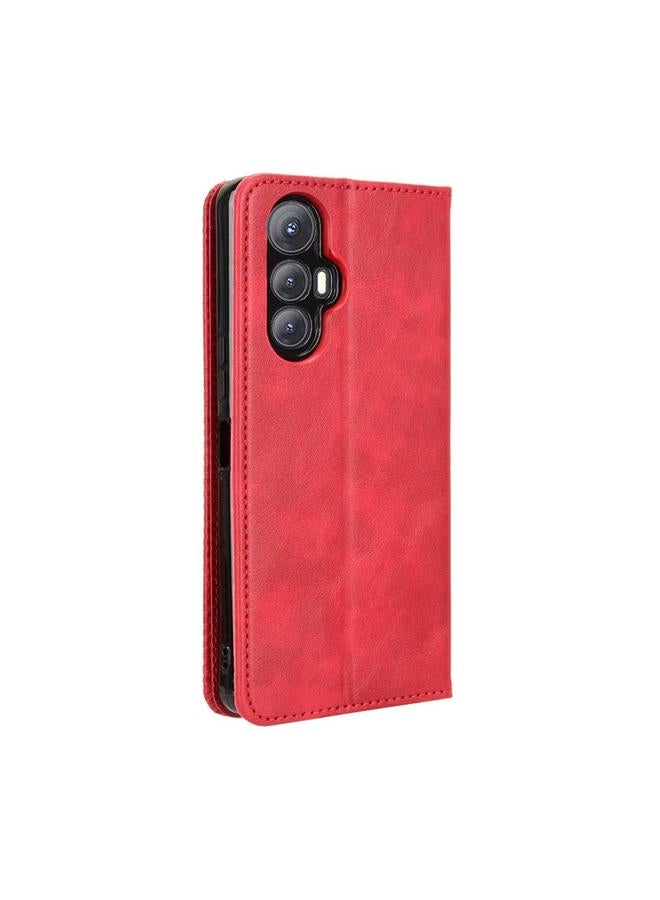 S-TOP Case For Cubot Max 5 Magnetic Buckle Retro Texture Leather Phone Case - Image 3