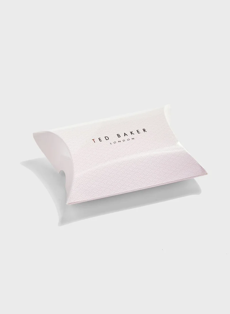 Ted Baker Pamza Mini Pave Padlock Stud Earrings