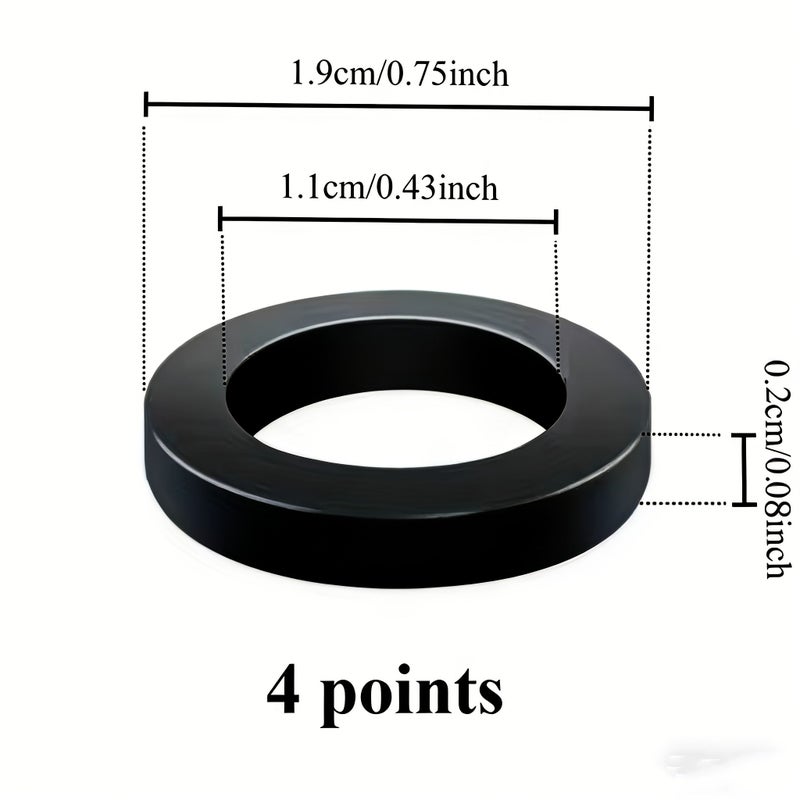Black Rubber O Ring Set 30pcs for Faucet Shower Hose Pipe Repair Kit - Image 5