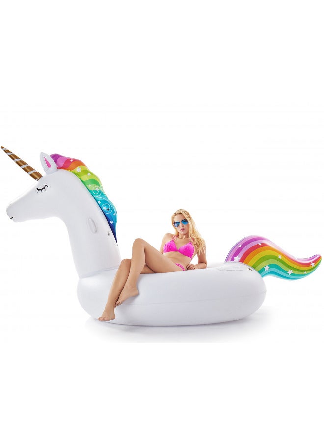 Jasonwell Giant Inflatable Unicorn Pool Float Floatie Ride On with Fast Valves Large Rideable Blow Up Summer Beach Swimming Pool Party Lounge Raft Decorations Toys Kids Adults - pzsku/ZB598EF8F937F5DEDCDF2Z/45/_/1732281874/0a254313-7910-4ca4-a18f-715d6aa3d5e8