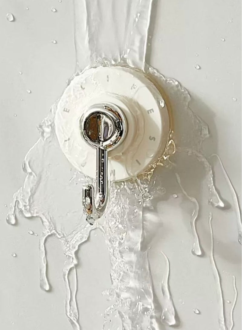 Rotating suction cup hook 360 ° rotation adsorption without traces, no need for punching or binding, no need for adhesive (2 pcs/bag) - Image 5