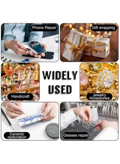 Generic Specification: Material: Liquid Glue Color: Clear Size: 15ML * 5PCS Features:Use accurately & Widely usedSuitable:Rhinestone, jewelry, fabric, leather, wooden, glass, etc. How to use: 1.First, clean the surface of the item to be glued, make it dry and clean. 2.Apply B7000 glue evenly on the surface of the items, then apply a little pressure to make it glue. 3.Takes 5-10 minutes to dry, the complete curing time is 24 hours. Compared with other adhesives, B-7000 has a high soft elastic, fresh fragrance and good adhesion.Suitable for all kinds of materials, it is a good tool for doing family handicrafts, item repair and bonding. Tips: B7000 glue is not suitable for the children which under 15 years of age, please store carefully. When using, avoid getting glue into your eyes. If you have any questions about these B7000 glue or order, please feel free to contact us, we will answer your questions patiently.  - Image 5