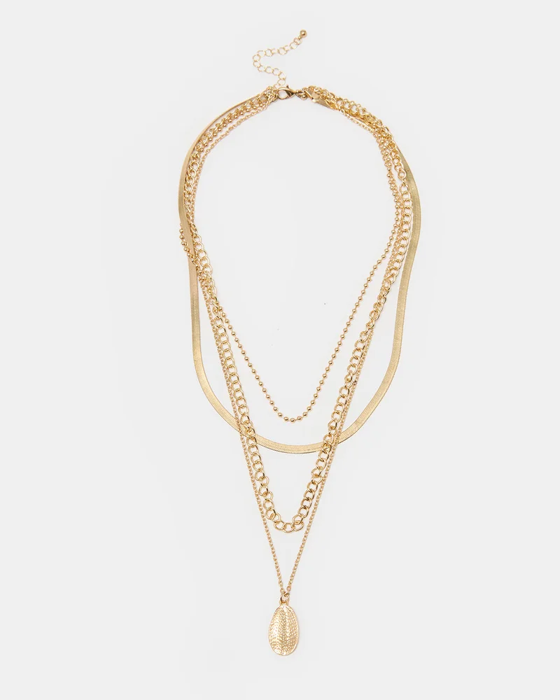 REDTAG Women Gold Necklace