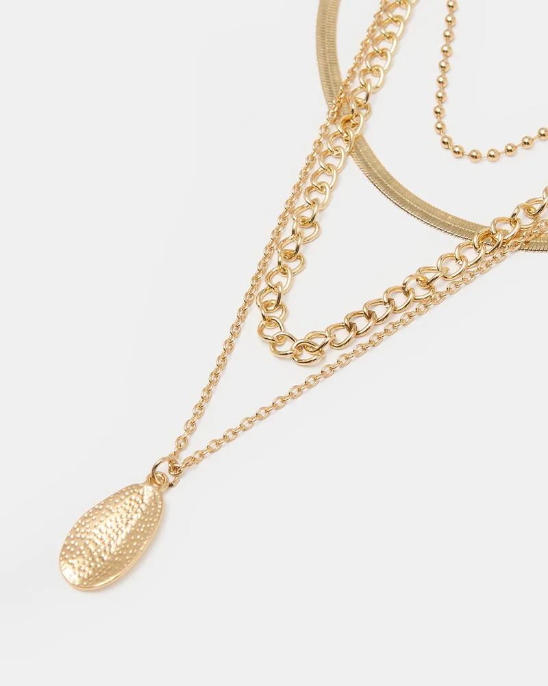REDTAG Women Gold Necklace