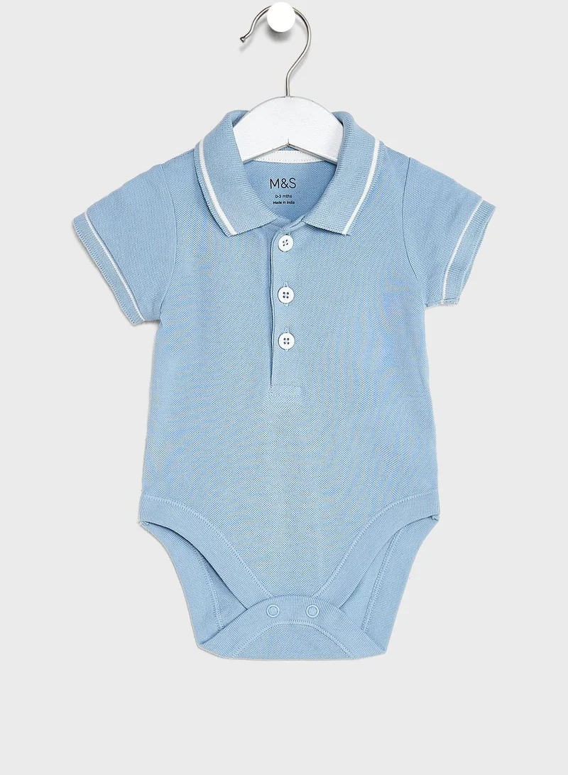 Marks & Spencer Infant 3 Pack Assorted Bodysuit