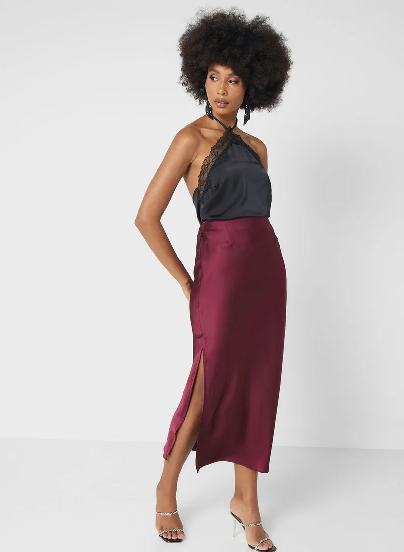 GLAMOROUS High Waist Skirt