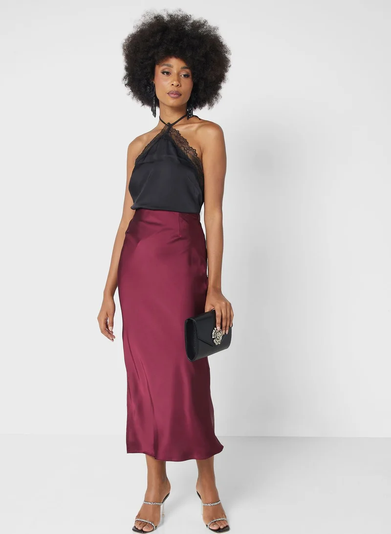 GLAMOROUS High Waist Skirt