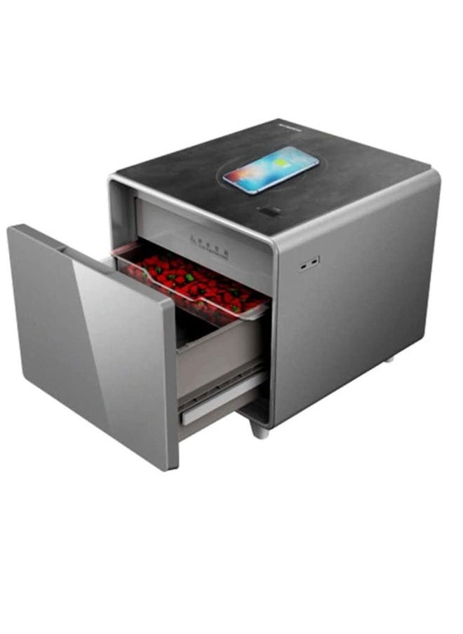 Cool Baby - 30L Smart Coffee Table Minibar Ice Bar Sofa Corner Cabinet Nightstand Table Refrigerator With Wireless Charging Adjustable Temperature Control - Image 1