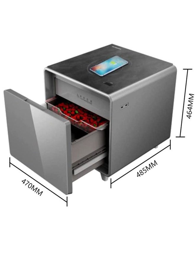 Cool Baby - 30L Smart Coffee Table Minibar Ice Bar Sofa Corner Cabinet Nightstand Table Refrigerator With Wireless Charging Adjustable Temperature Control - Image 1