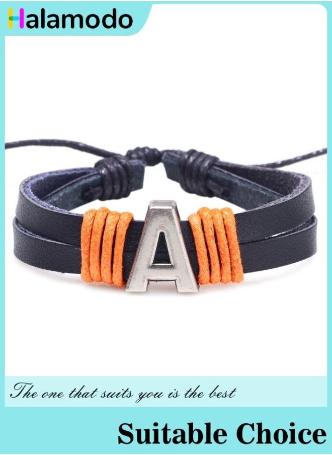 HALAMODO - Stylish and Simple DIY Handmade Braided Bracelet with English Letters - Image 1