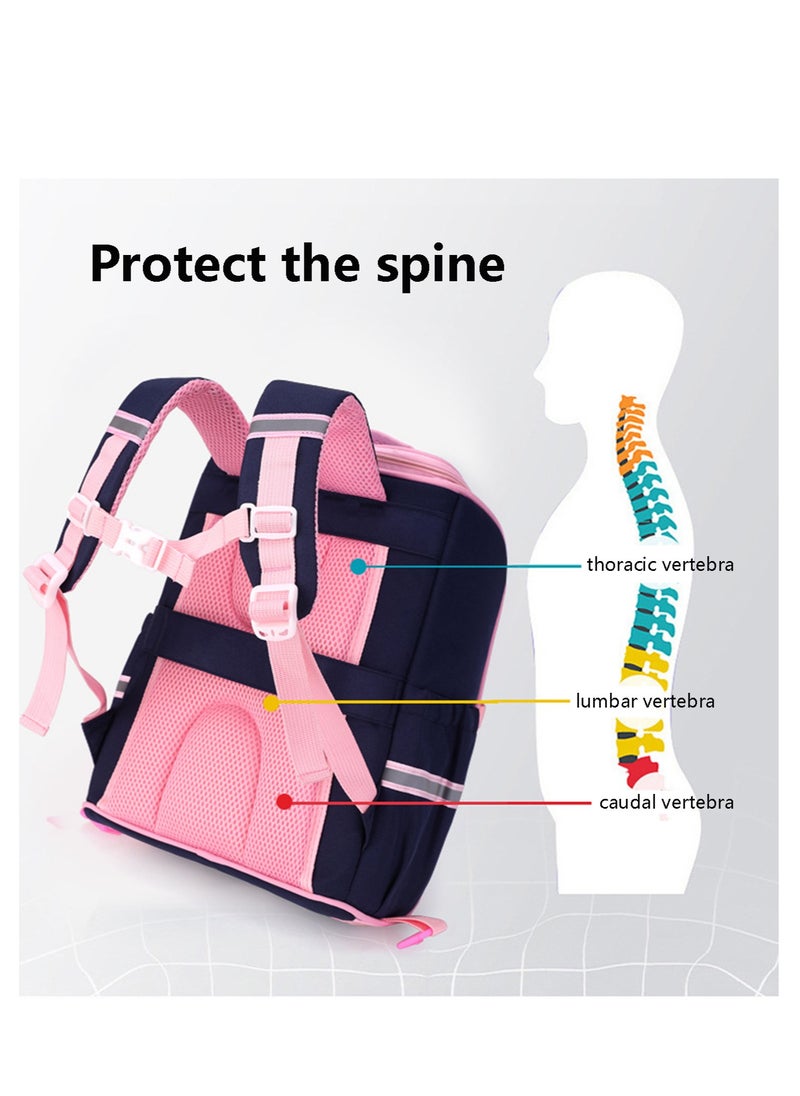 Generic Kids Trolley Backpack Wheeled Schoolbag, Mermaid Print Rolling School Bag for Girls Students  - Image 5