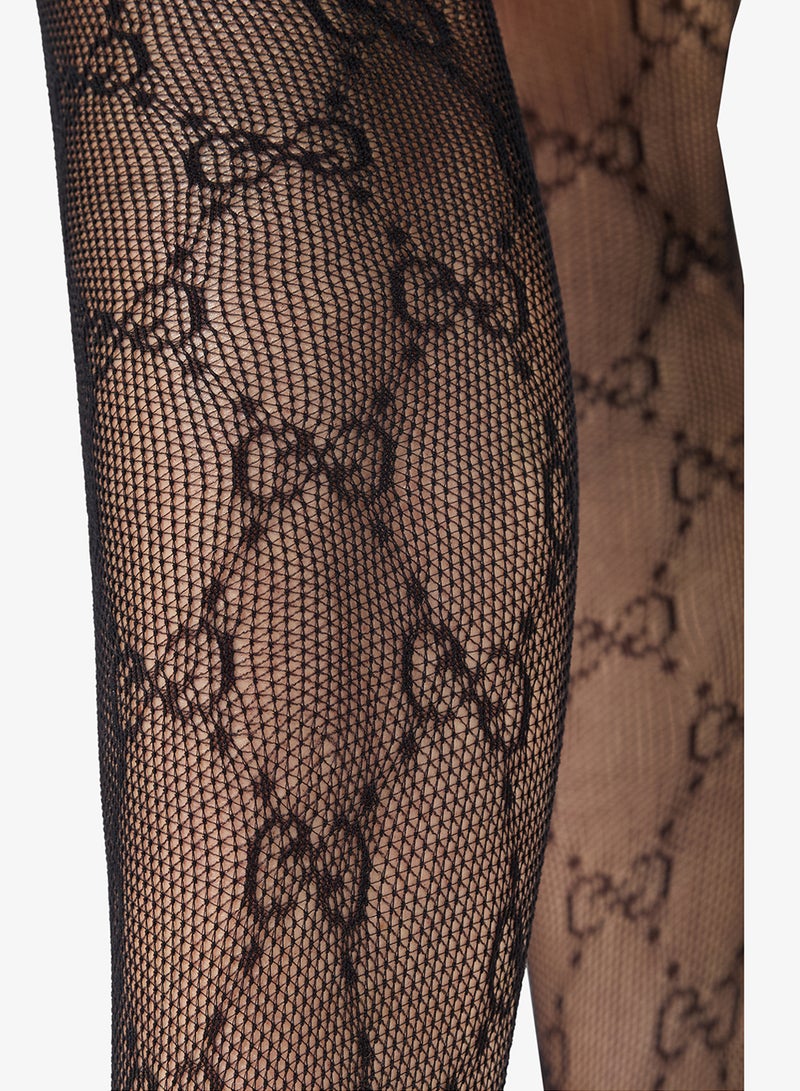 Ginger 15D Patterned Sheer Stockings - Image 3