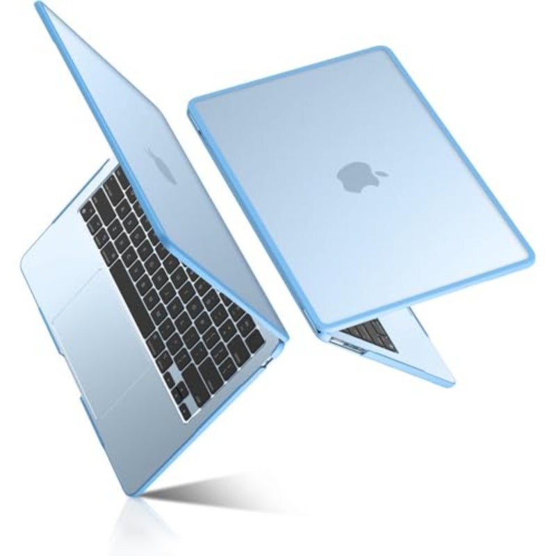 حافظة متوافقة مع M5 M4 M3 M2 15 بوصة A3448 A3241 A3114 A2941، تم إصدارها في 2026 2025-2023، إطار TPU + غطاء واقٍ غير لامع مضاد لبصمات الأصابع من البولي كربونات - Image 1