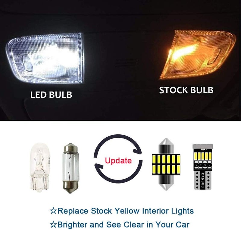 AWALITED طقم أضواء LED داخلية 6 قطع لسيارة نيسان روج - Image 2