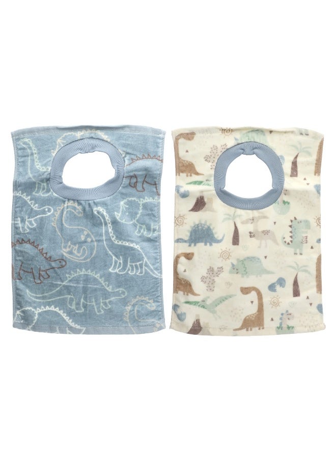 Neat Solutions Neat Solutions, Baby Bibs, 6M+, Dinosaurs, 2 Count  - Image 3