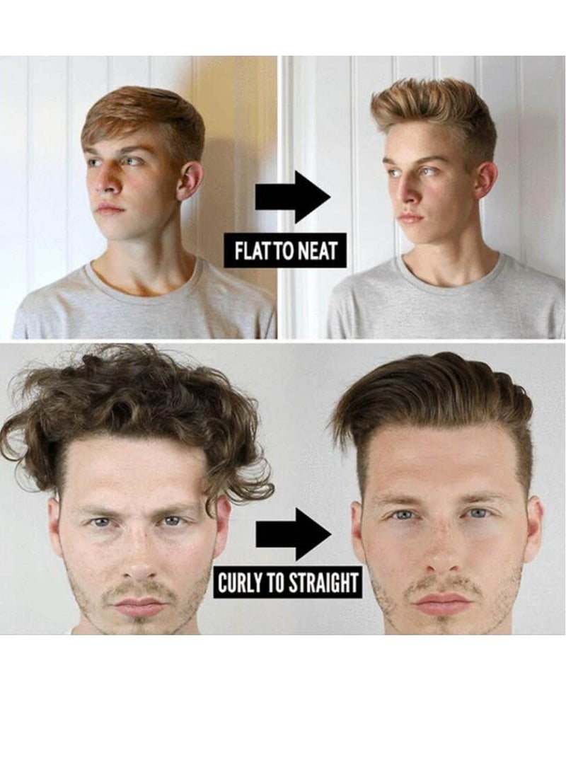 إكسفور ربط اللحية للرجال ، فرشاة الشعر المستقيم ، فرشاة اللحية المستقيمة ، التدفئة السريعة لمكافحة الحروق الأيونية متعددة الوظائف أدوات تصفيف الشعر المستقيم - Image 4