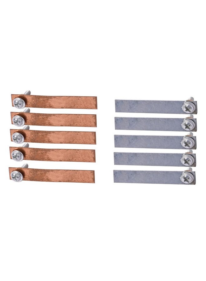 Sameer Science Projects Zinc-Copper Nails Strip 5+5 for Science Experiment Project to Make Lemon Energy - Image 1