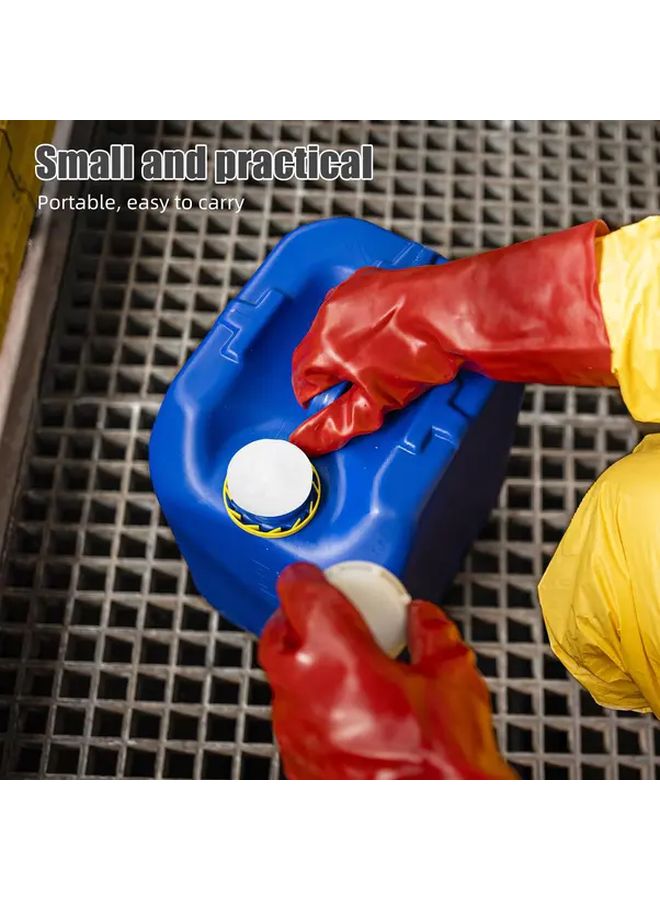 White Plastic Drum Lid Threaded Cap Leakproof Seal Heavy Duty Chemical Storage 8pcs - Image 5