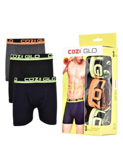 COZI Cozi Men's Cotton Boxers (Pack of 3)  - Image 1