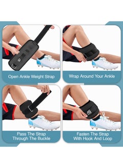 Allure Sphere Sphere Ankle Weights With Adjustable Straps For Men & Women 0.5Kg- 2.5Kg In Pair - Wrist & Leg Weights For Jogging, Running, Aerobics, Gymnastics, Fitness Exercise, Workouts  - Image 4