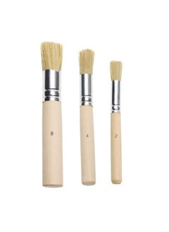 Wooden Stencil Brush Set 3Pcs Natural Bristle Template Paint Brushes For Acrylic Oil Watercolor Art Painting On Wood Wall Paper And Crafts Project Diy - pzsku/ZB599BD8C359D3DA8470EZ/45/_/1734347839/c335919f-ee59-4a78-961a-510d33e854cb