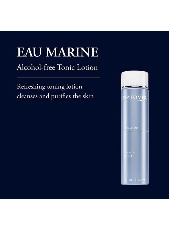 Phytomer Eau Marine Facial Tonic Lotion Soothing Antiaging Face Tonic Toner Cleanser Makeupremover In One Moisturzing Face Toner For Oily Skin Alcoholfree 250Ml - Image 2