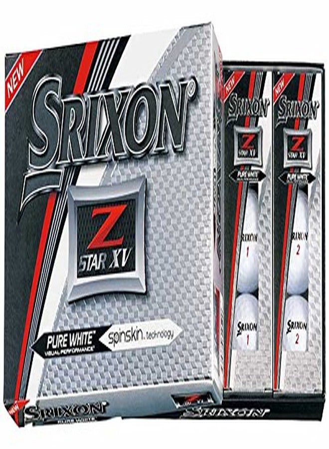 Srixon Z-Star XV 2017 Golf Balls, White (One Dozen) - Image 3
