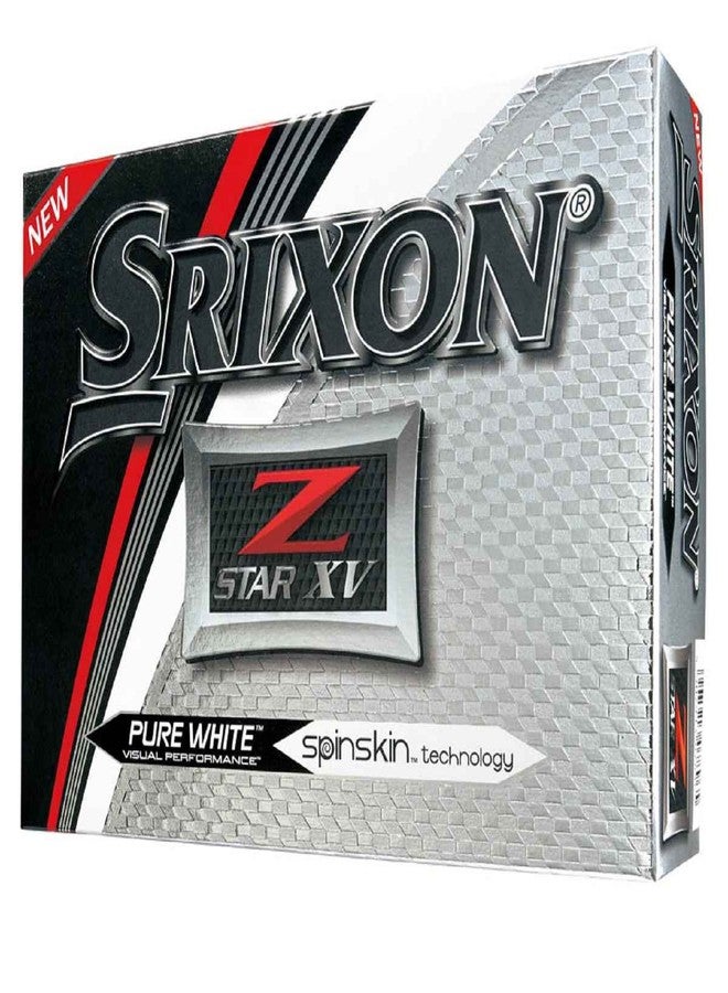 Srixon Z-Star XV 2017 Golf Balls, White (One Dozen) - Image 1